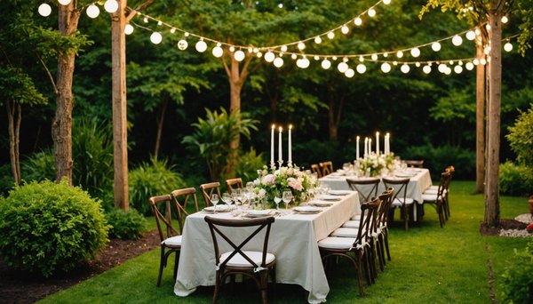 Découvrez nos options de location déco pour une garden party mémorable